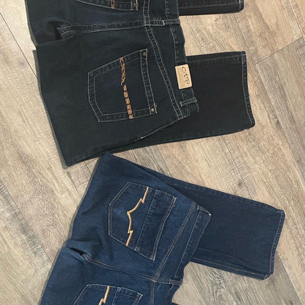 TWO pair of OTB men’s jeans
